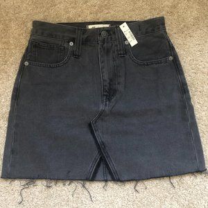 Madewell Rigid Denim A-Line Mini Skirt